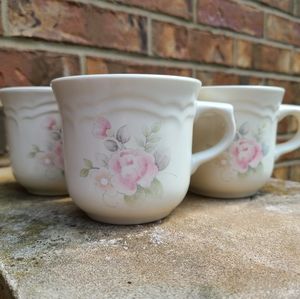 Pfaltzgraff Tea Rose Flat Cup mugs